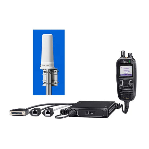 ICOM IC-SAT100M - Radio satelital Iridium con PTT para montaje en consola